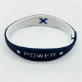 Personalized Custom Color Logo Brand Luminous Exquisite Bracelet Silicone Wristband For Men